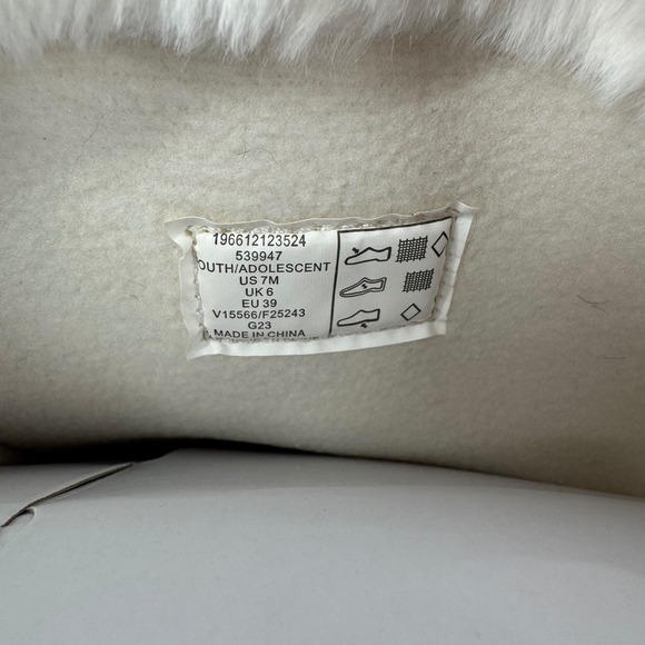 Lands' End Youth 7 Winter Snow Boots Faux Fur Thermolite Women 8–8.5 - Picture 8 of 8